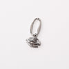 Fish Fixed Loop Shoe Charm - Silver||Poisson breloque à chaussures à glisser - Argent