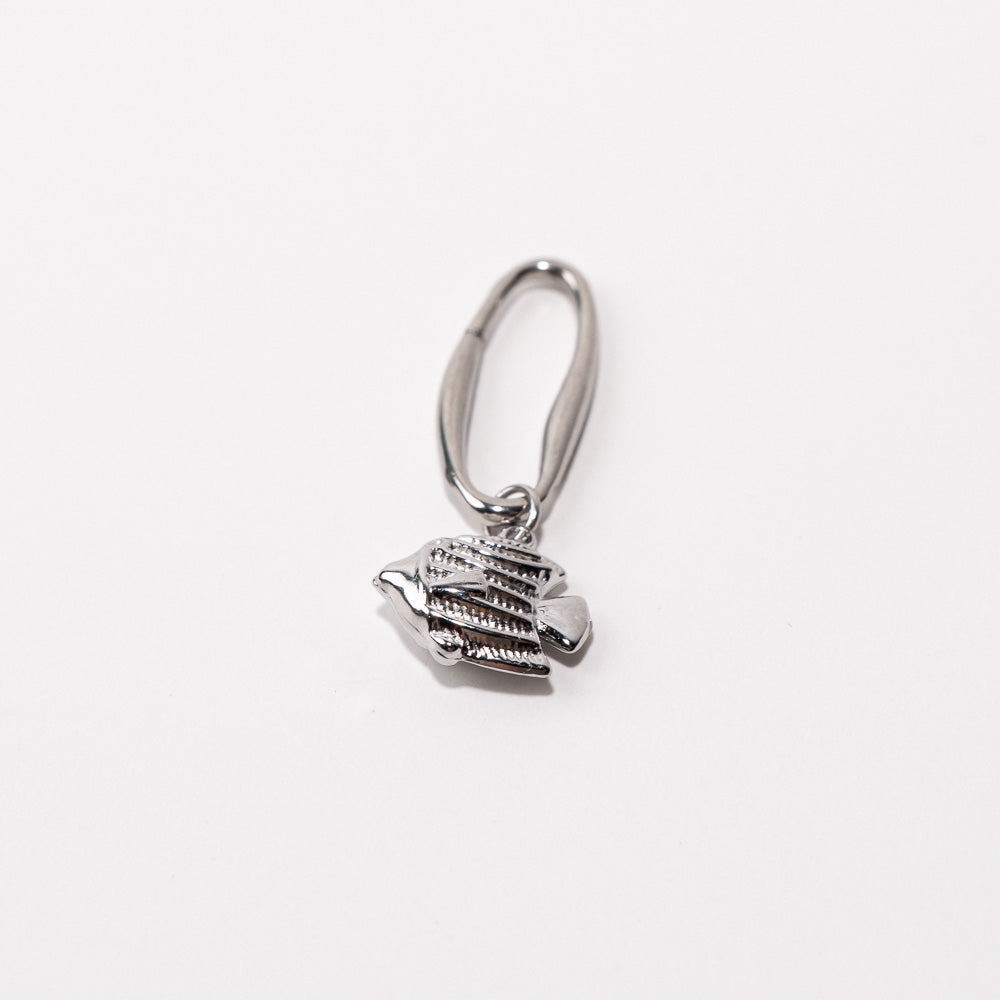 Fish Fixed Loop Shoe Charm - Silver||Poisson breloque à chaussures à glisser - Argent
