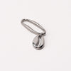Seashell Fixed Loop Shoe Charm - Silver||Coquillage breloque à chaussures à glisser - Argent