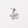 Flower Pendant Shoe Charm - Silver||Fleur breloque à chaussures pendentif - Argent