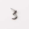 Moon Pendant Shoe Charm - Silver||Lune breloque à chaussures pendentif - Argent