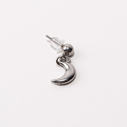 Moon Pendant Shoe Charm - Silver||Lune breloque à chaussures pendentif - Argent