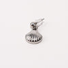 Seashell Pendant Shoe Charm - Silver||Coquillage breloque à chaussures pendentif - Argent