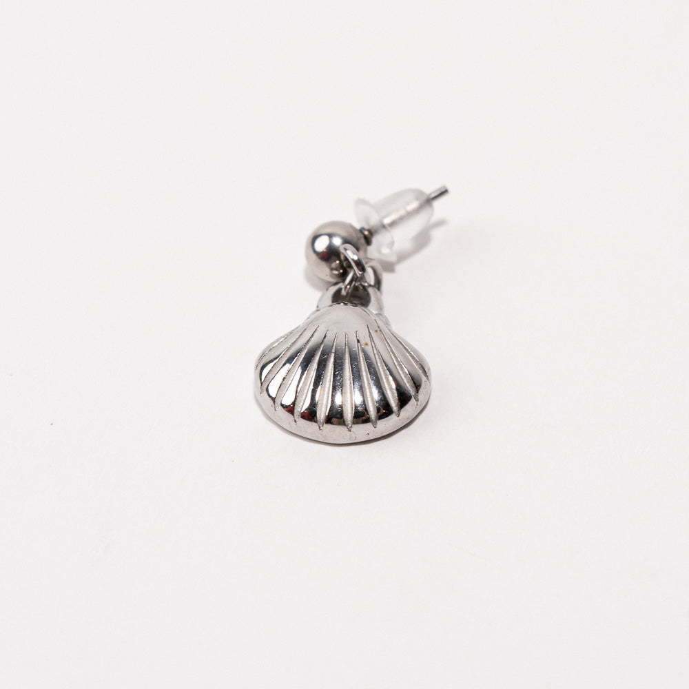 Seashell Pendant Shoe Charm - Silver||Coquillage breloque à chaussures pendentif - Argent