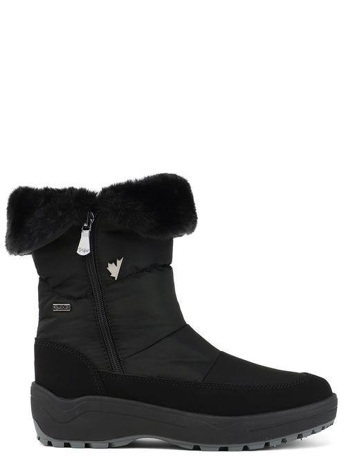 Women's Valentina Boot with Ice Grip - Black Iron||Bottes Taya High pour femmes avec crampons amovibles - Noir acier