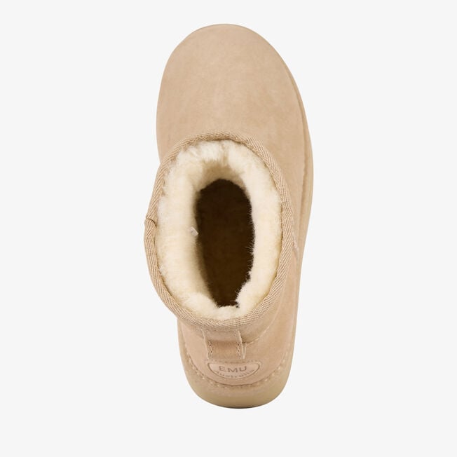 Stinger Micro Flatform - Sand Shearling||Stinger Micro Flatform - Fourrure sable