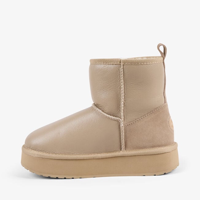 Stinger Mini Flatform - Sand Leather||Stinger Micro Flatform - Cuir sable