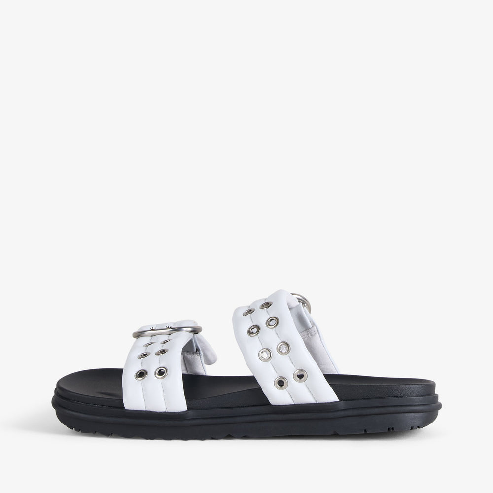 Bondi Buckle 2.0 - Coconut Leather||Bondi Buckle 2.0 - Cuir blanc coco