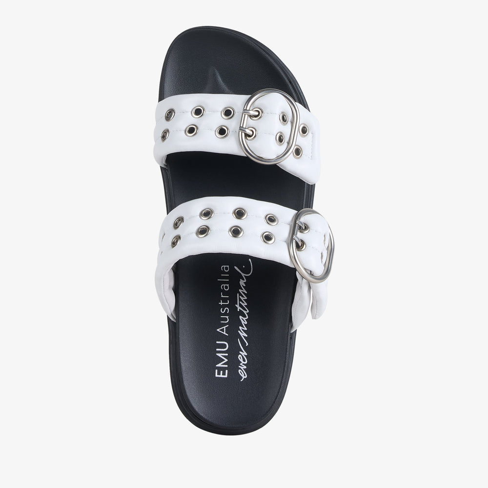 Bondi Buckle 2.0 - Coconut Leather||Bondi Buckle 2.0 - Cuir blanc coco