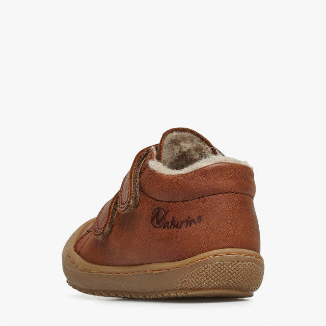 Racoon VL with Wool Lining - Cognac Oiled Leather||Racoon VL avec doublure en laine - Cuir huilé cognac