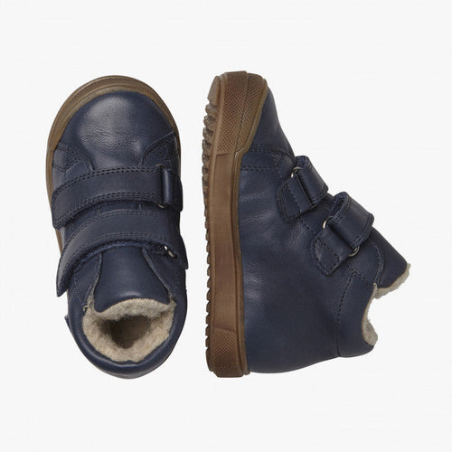 New Mulaz VL with Wool Lining - Navy Leather||New Mulaz VL avec doublure en laine - Cuir marine