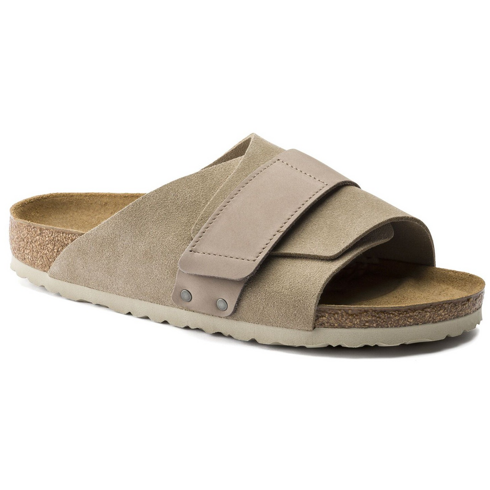 Kyoto Men - Taupe Nubuck and Suede Leather||Kyoto pour hommes - Suède et cuir nubuck taupe