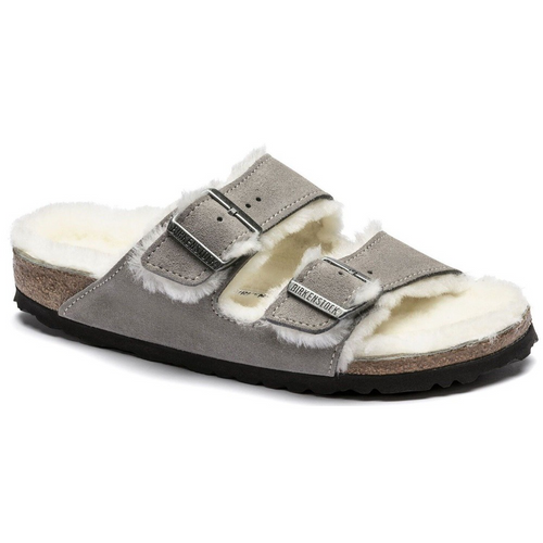 Arizona - Stone Coin Suede Shearling||Arizona - Suède fourrure monnaie de pierre