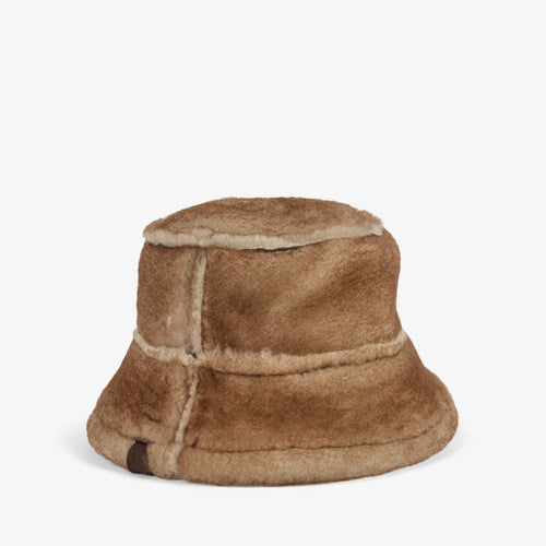 Sheepskin Hat Deluxe - Chocolate||Chapeau en fourrure de luxe - Chocolat