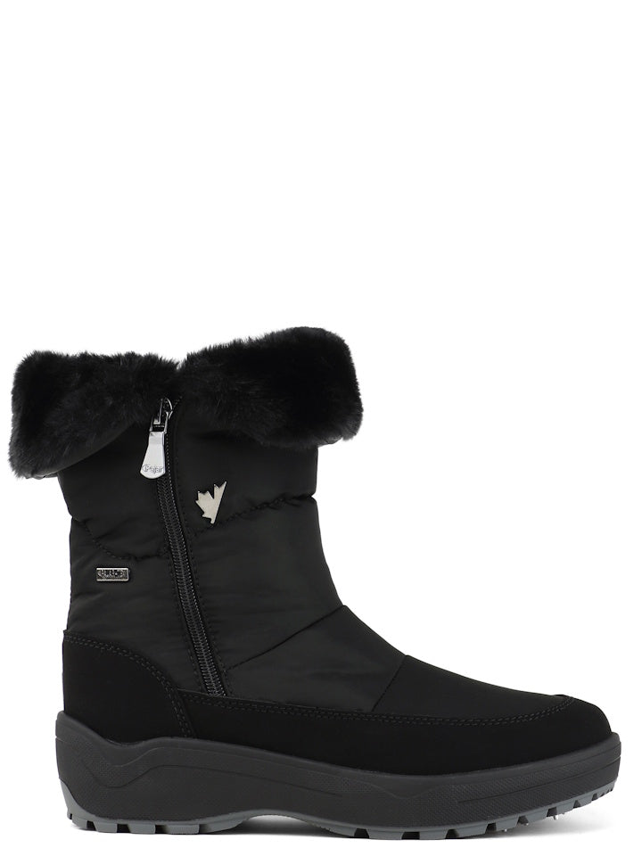 Women's Valentina Boot with Ice Grip - Black Iron||Bottes Taya High pour femmes avec crampons amovibles - Noir acier