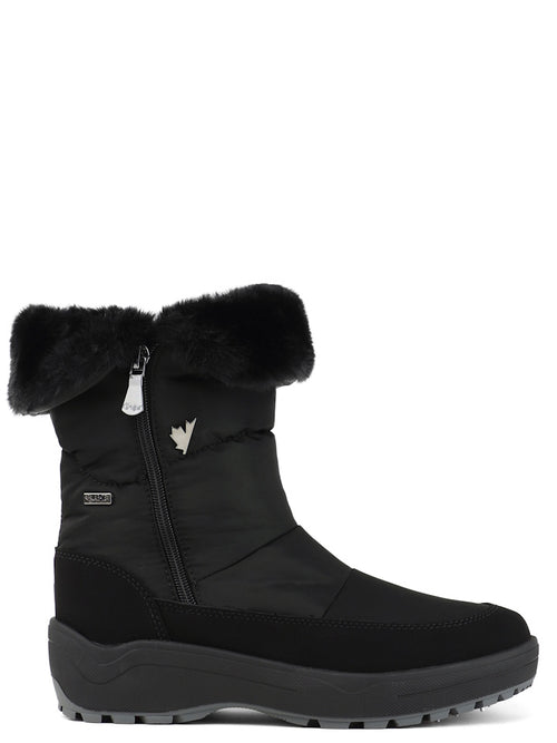Women's Valentina Boot with Ice Grip - Black Iron||Bottes Taya High pour femmes avec crampons amovibles - Noir acier