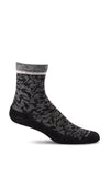 Plantar Cush Crew Women - Black II Plantar Relief||Plantar Cush mi-mollet pour femmes - Noir soulagement plantaire