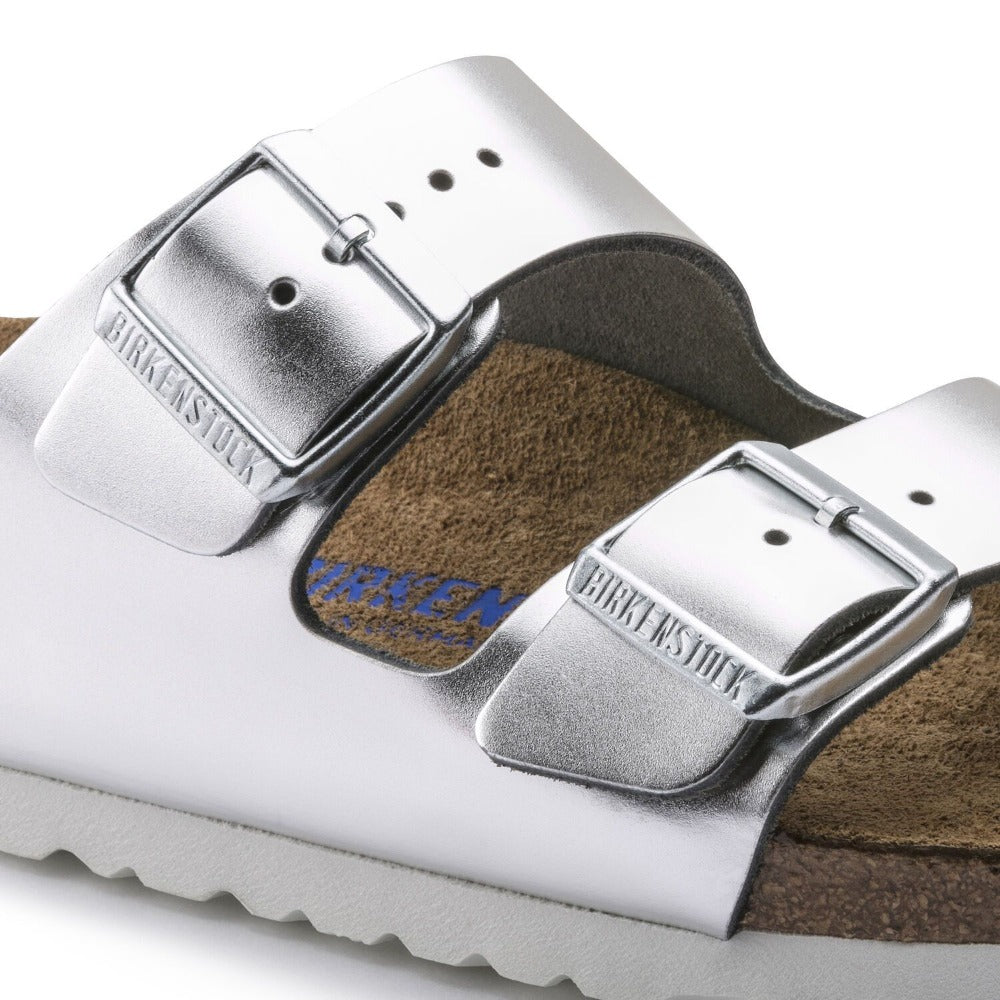 Arizona Soft Metallic Silver Natural Leather MyShoeShop