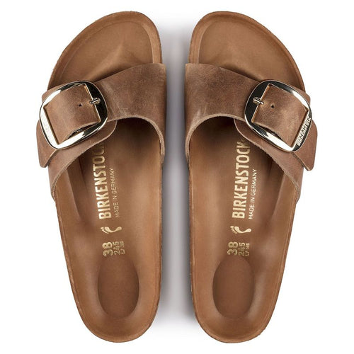 Madrid Big Buckle - Cognac Natural Leather||Madrid Big Buckle - Cuir naturel cognac
