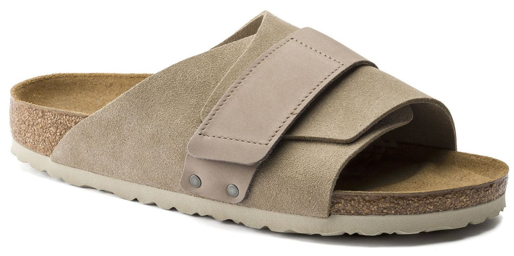 Kyoto Men - Taupe Nubuck and Suede Leather