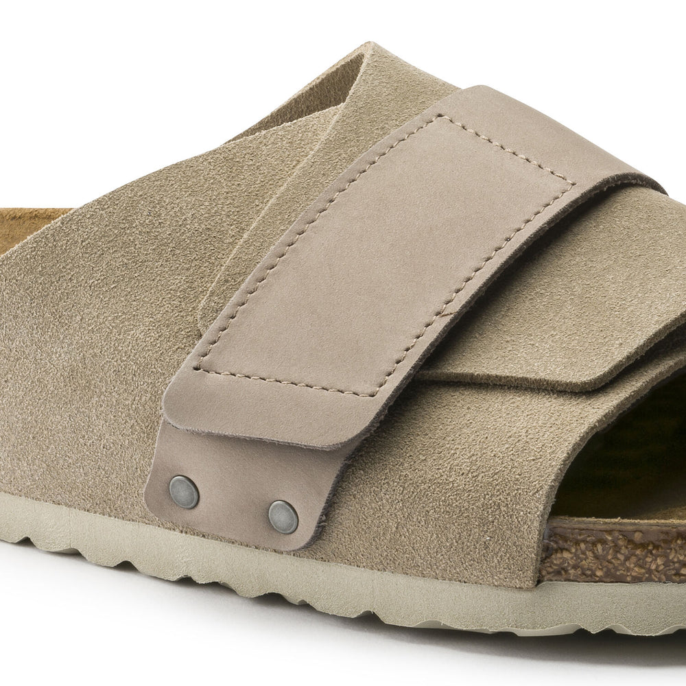Kyoto Men - Taupe Nubuck and Suede Leather