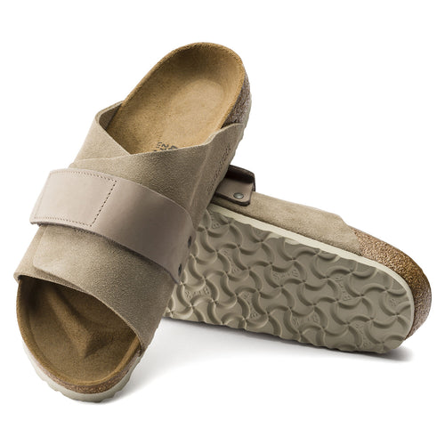 Kyoto Women - Taupe Nubuck and Suede Leather||Kyoto pour femmes - Nubuck et suède taupe
