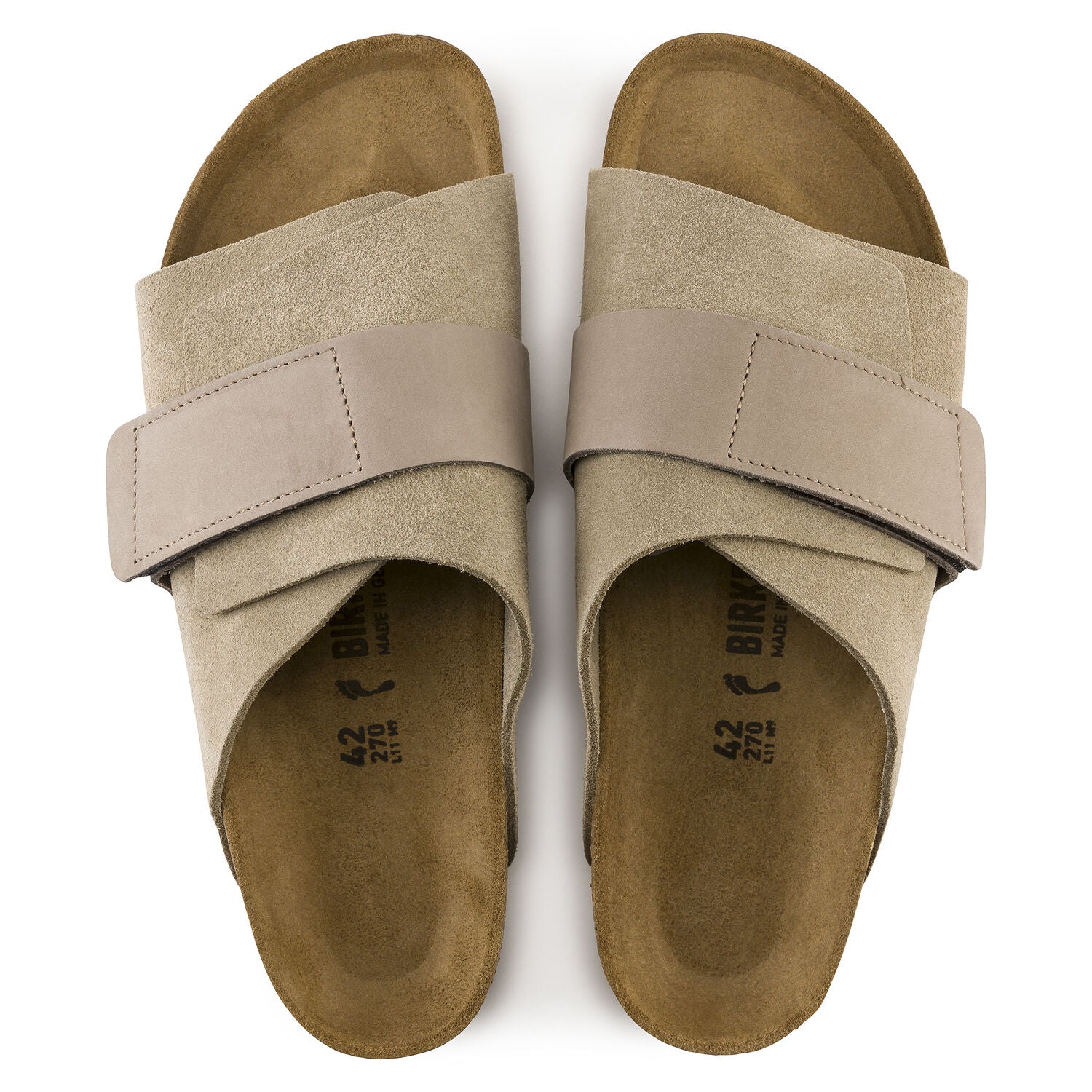 Kyoto Women - Taupe Nubuck and Suede Leather – MyShoeShop