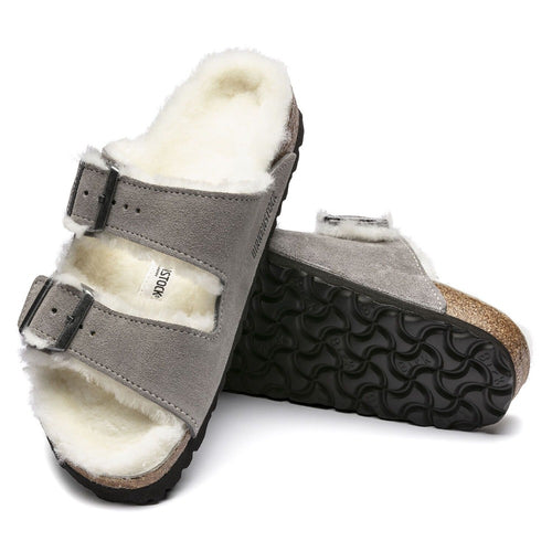 Arizona - Stone Coin Suede Shearling||Arizona - Suède fourrure monnaie de pierre