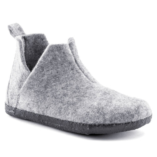 Andermatt - Light Grey Wool Felt Shearling Kids
