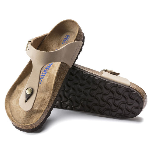 Gizeh Soft - Sandcastle Nubuck Leather||Gizeh assise plantaire souple - Nubuck château de sable