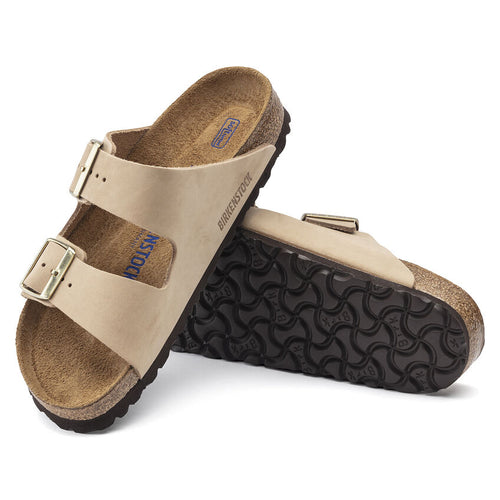 Arizona Soft - Sandcastle Nubuck Leather||Arizona assise plantaire souple - Nubuck château de sable