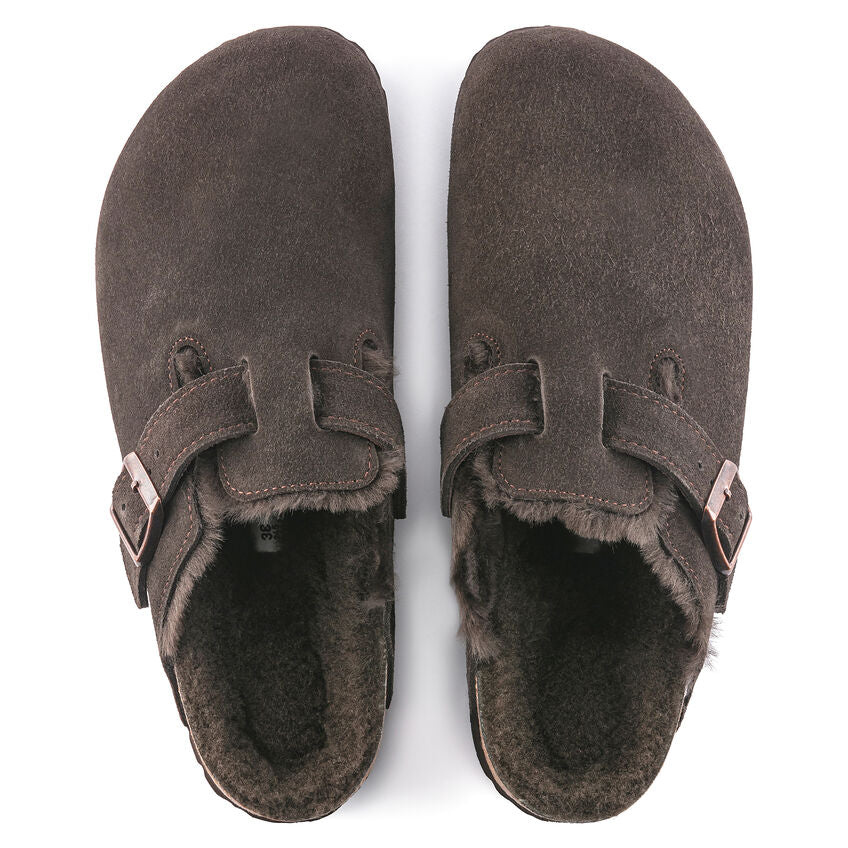 Boston - Mocha Suede Shearling||Boston - Suède Fourrure Mocha