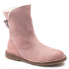 Uppsala - Soft Pink Suede Shearling||Uppsala - Suède fourrure rose douce