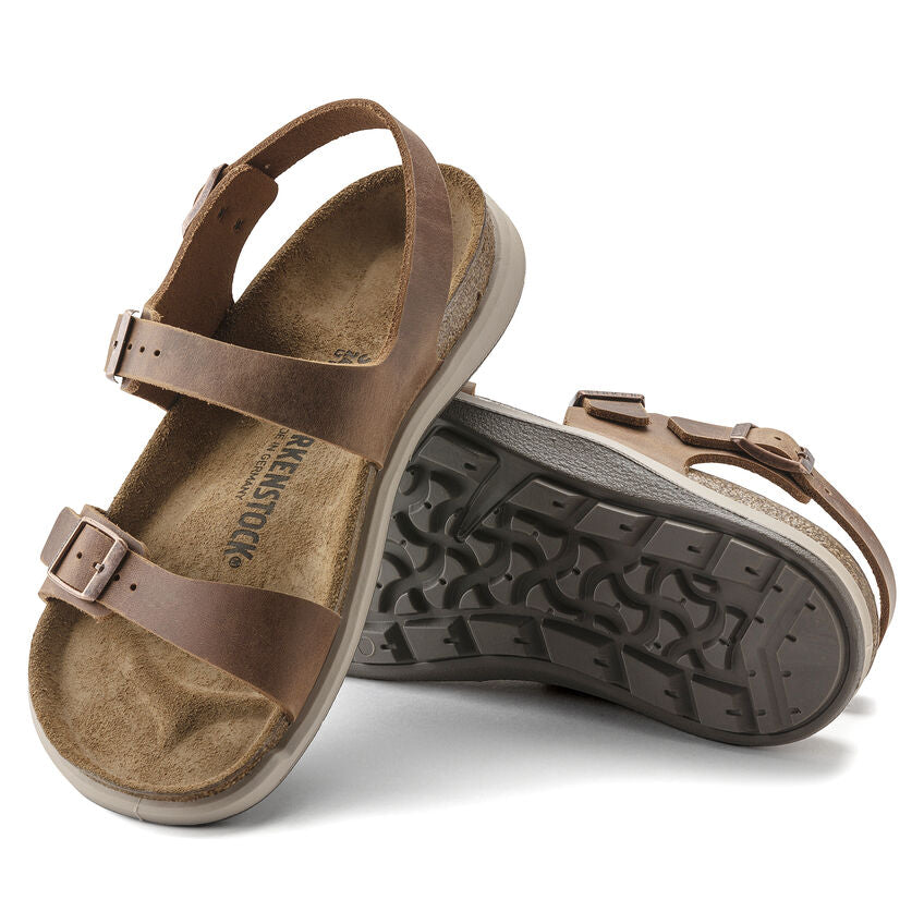 Sonora Crosstown - Ginger Brown Oiled Leather||Sonora Crosstown - Cuir huilé brun gingembre