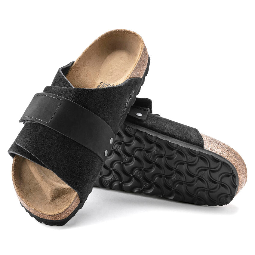 Kyoto Men - Black Nubuck and Suede Leather – MyShoeShop