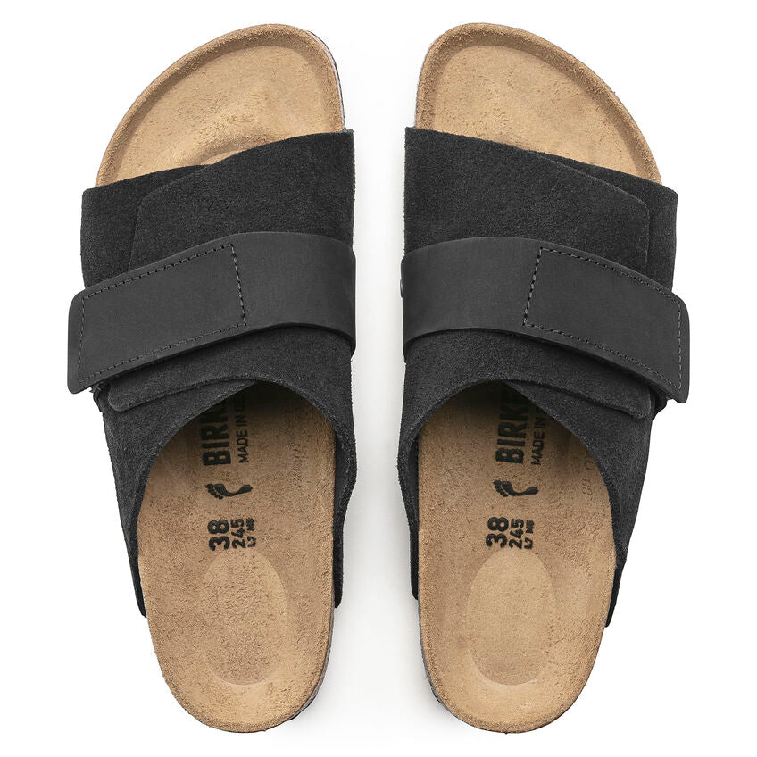 Kyoto Men - Black Nubuck and Suede Leather – MyShoeShop
