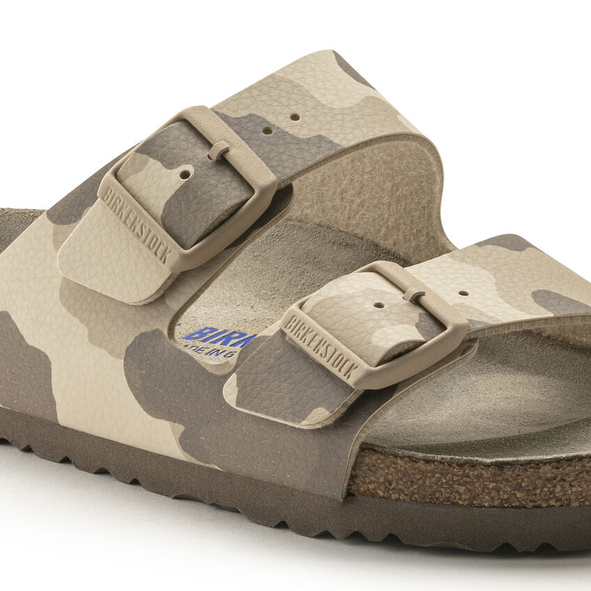 Arizona Soft Desert Soil Camo Grey Taupe Birko Flor Arizona assise plantaire souple Birko Flor Desert Soil Camo Grey Taupe