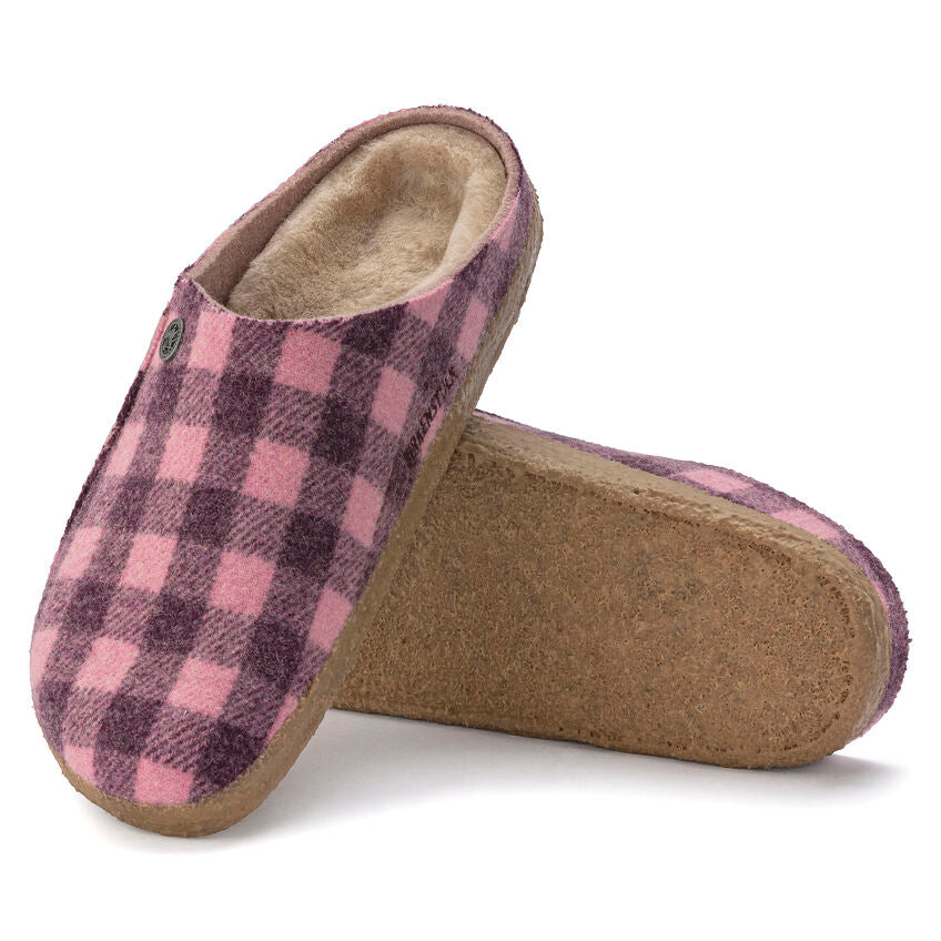 Pink hot sale shearling slippers