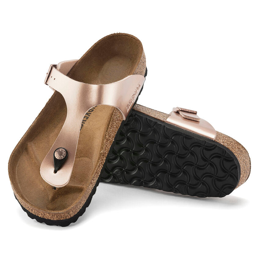 Birkenstock gizeh online metallic