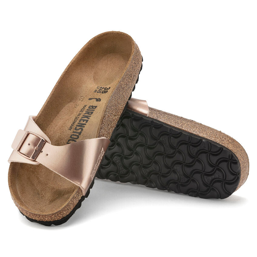 Birkenstock madrid metallic cheap rose