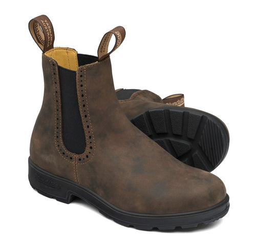 1351 Original Hi-Top Women - Rustic Brown Leather||1351 Originales botte montante pour femmes - Cuir brun rustique