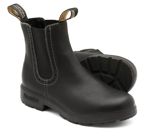 1448 Original Hi-Top Women - Black Leather||1448 Originales botte montante pour femmes - Cuir noir