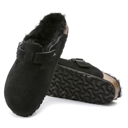 Boston - Black Shearling Suede||Boston - Suède Fourrure Noir on