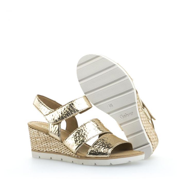 *FINAL SALE*25752.60 - Gold Leather