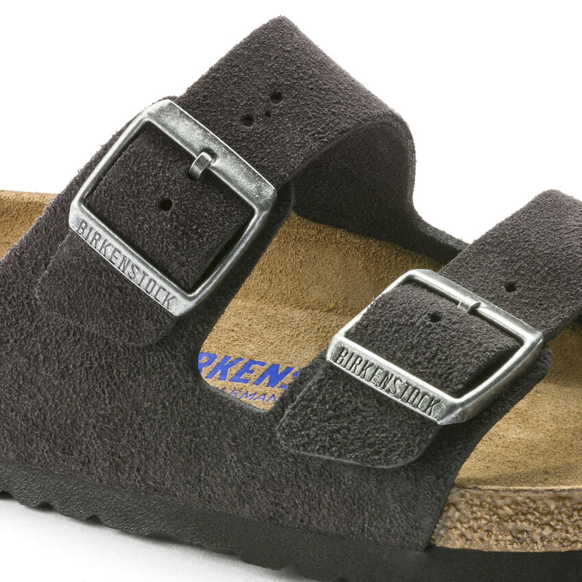 Birkenstock arizona cheap velvet grey suede