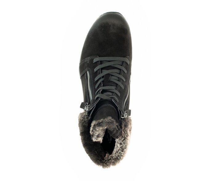 *FINAL SALE*76866.47 - Black Oiled Nubuck Leather