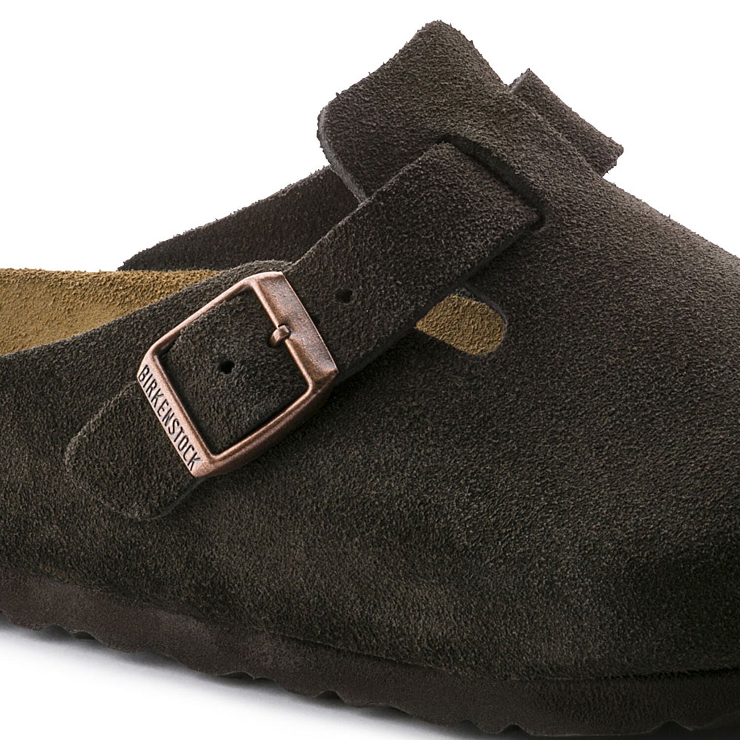 Birkenstock boston sales suede mocha