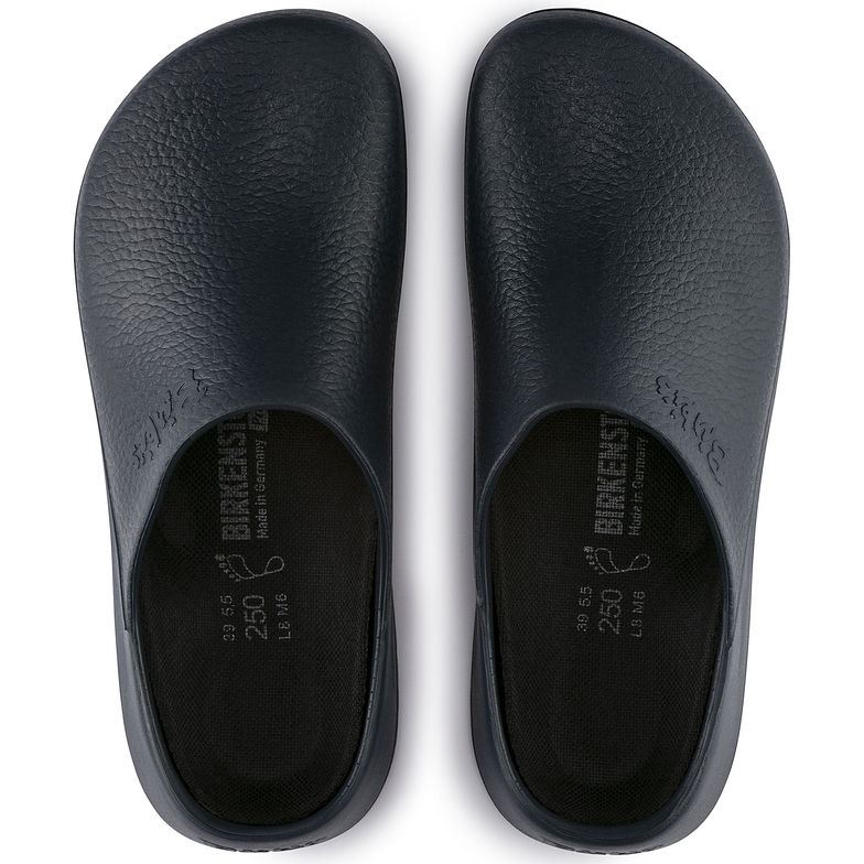 Navy birkenstock store clogs