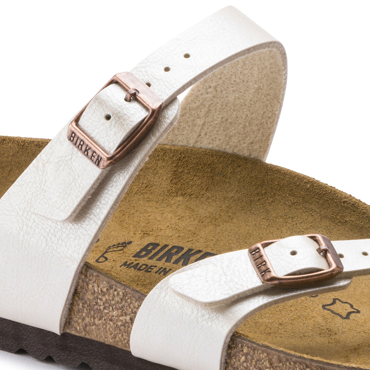 Birkenstock mayari pearl store white