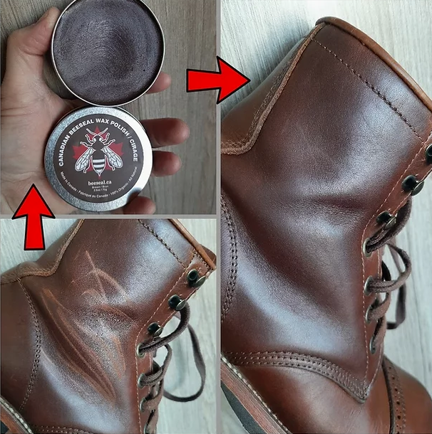 Canadian Beeseal Shoe Polish||Cirage pour chaussures Canadian Beeseal